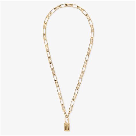 fendi designer necklace|fendi necklace woman.